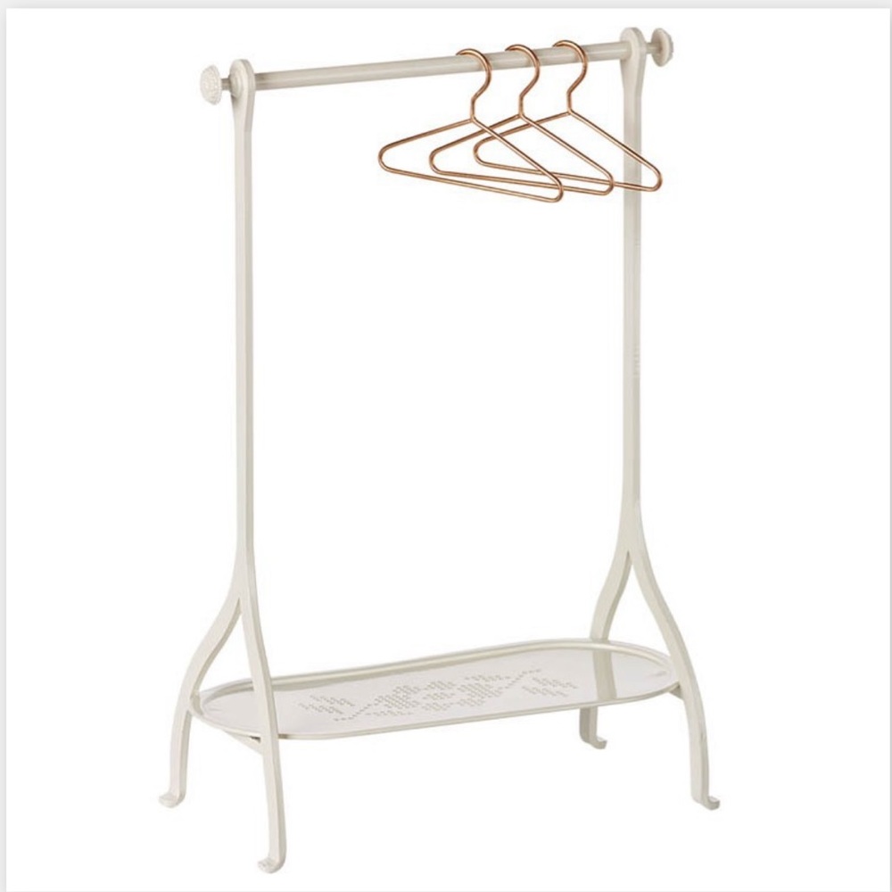 Maileg Metal Clothes Rack (White)